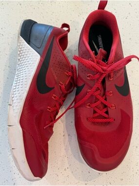 Nike Metcon Red Flywire Cross Training Crossfit Shoes 704688-616 Size 12 Mens